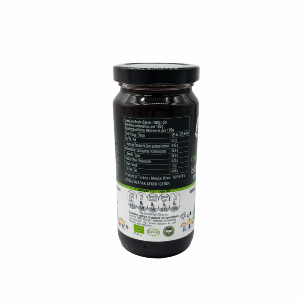 Organik Böğürtlen Marmelatı 280 g
