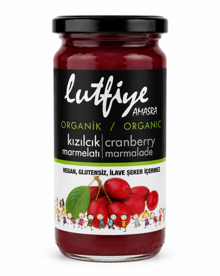 Organik Kızılcık Marmelatı 280g