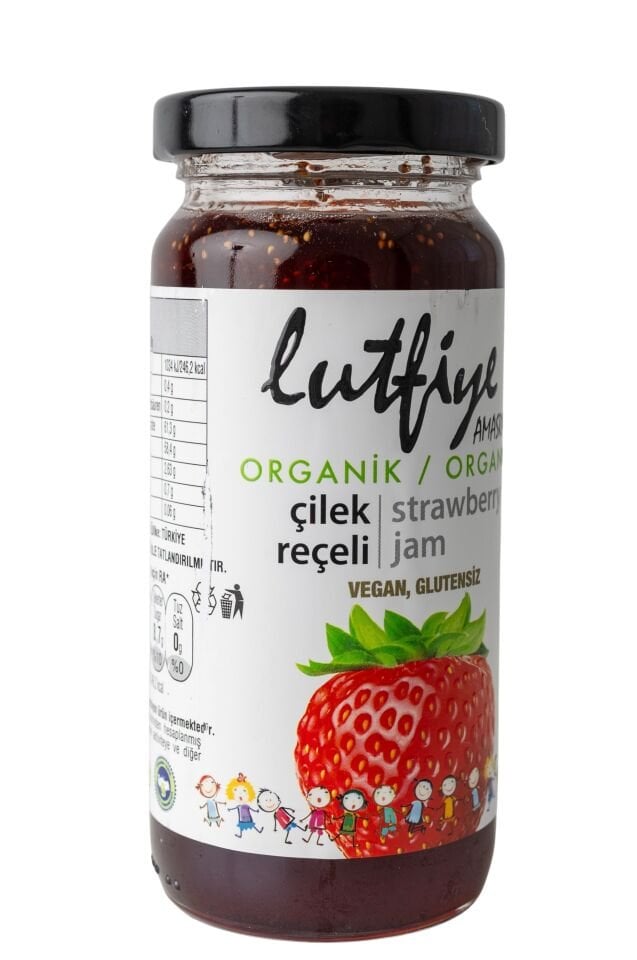 Organik Çilek Reçeli 280g
