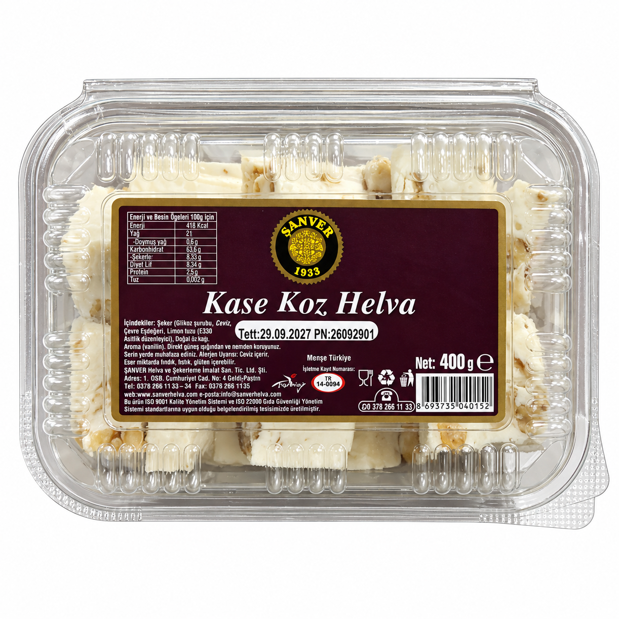 Şanver Koz Helva 400g